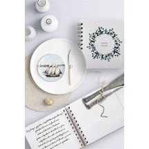 Çiçek Desenli Spiralli Defter N11.130