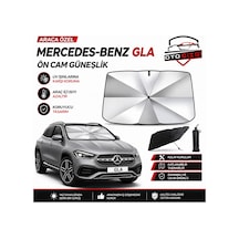 Mercedes Gla Şemsiye Tip Ön Cam Güneşliği Katlanabilir Uv Korumalı Araç Cam Güneşlik