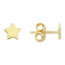 Goldkupe 14 Ayar Altın Yıldız Minik Küpe 0,60 Gr-1889