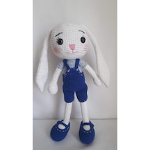Amigurumi Mavi Tavşan Oyuncak