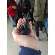Minil Tilki Yatak Odası Ve Salon Dekoru İçin Hediyelik Dekoratif Obje Figür 13 Cm