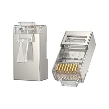 Veggieg Cat5e Metal Rj45 Jack Ethernet Konnektörü Altın Kaplama 102 Adet