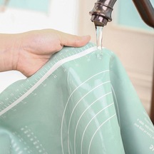 Mavi 1 Adet Artış Yapışmaz Kalınlaşma Pişirme Mat Pişirme Araçları Silikon Mat Pasta Haddeleme Yoğurma Pedi Pizza Hamuru Mutfak Aksesuarları Büyük