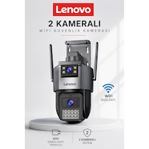 2 Kameralı 10mp Wifili Ultra Renkli Gece Görüşlü Hareket Takipli Güvenlik Kamerası