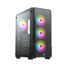 Gamebooster GB-X223B USB3.0 RGB Atx Bilgisayar Kasası Siyah