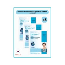 Dermal Aqua Arındırıcı ve Pürüzsüzleştirici Kolajen Maskesi 3 x 23 G