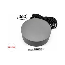 Ürün Çekimi Için 360 Dönen Stand Elektrikli 12.5cm Çapında - Gri