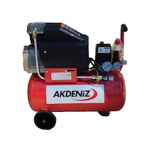 Akdeniz 2 HP 8 Bar 24 LT Yağlı Hava Kompresörü Akdeniz 2 HP 8 Bar 24 LT Yağlı Hava Kompresörü