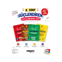 Ankara Yayıncılık 2027 8. Sınıf Türkçe + T.c. İnkılap Tarihi Ve Atatürkçülük + Din Kültürü Ve Ahlak Bilgisi + İngilizce Yeni Müfredat Bağlam Temelli Güçlendiren Soru Bankası Seti 4 Kitap