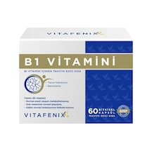 Vitafenix Vitamin B1 25mg Tiamin Ve Benfotiamin 60 Bitkisel Kapsül