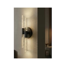 Bubbleflux Dubble Small 31 Cm Modern Tasarım Led Aplik - Duvar Lambası - Siyah - Elektrikli - Kumandalı - Günışığı Siyah Elektrikli Kumandalı