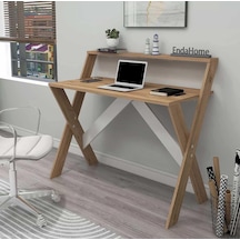 Reyo Home Enda X Ayaklı Ders Çalışma Masası 50x90 Cm Atlantik Çam