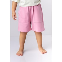 Zeyland Unisex Cepli Basic Şort-pembe Pembe