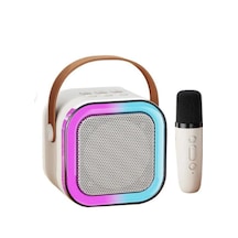 Fioplus K12 Taşınabilir Kablosuz Bluetooth Hoparlör Beyaz