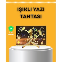 Masaüstü Ve Duvara Monte Edilebilir Led Işıklı Yazı Panosu - Lisinya