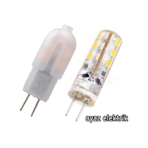 220 Volt G4 Duy 2-3 Watt Led Kapsül Ampul Beyaz-Sarı Işık