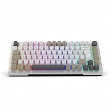 Ikg-455 Empousa Gasket Blue Swıtch Rgb Mekanık Gamıng Klavye Beyaz