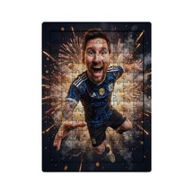Ghostbastır Design Messi 99 Parça Ayaklı Puzzle Dekoratif Çocuk Yapbozu 087