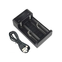 Pazly Çift Yuvalı Akıllı Şarj Cihazı: 18650, 26650 Ve Diğer Piller İçin Usb Şarj Aleti