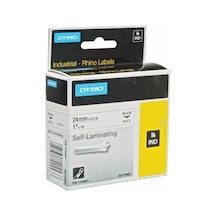 Dymo Rhinopro 1734821 Beyaz/Siyah Lamine Vinil Şerit 24 MM X 5.5