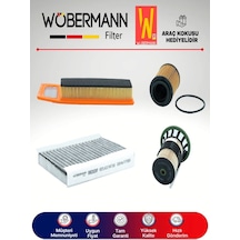 Wöbermann Fiat 500L 1.3 D Multijet Filtre Bakım Seti 2012-2020 4'lü Karbonlu