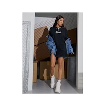Blackjack Giyim Blackjackgiyim Siyah Blessed Baskılı Oversize Tshirt Siyah