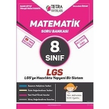 Tetra Yayınları 8. Sınıf Lgs Matematik Soru Bankası 2021-2022