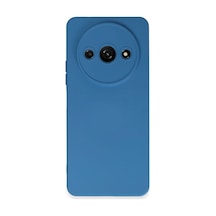 Xiaomi Redmi A3 4g Uyumlu Kılıf Nano İçi Kadife Silikon - Mavi
