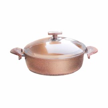 Oms Granit Tencere K.Yarık 26Cm Bronz-903761