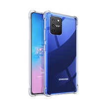 Microsonic Samsung Uyumlu Galaxy A91 Kılıf Shock Absorbing