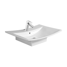 70 Cm Tezgah Üstü Banyo Ürünü, Şık Tasarım 508 Yeşil
