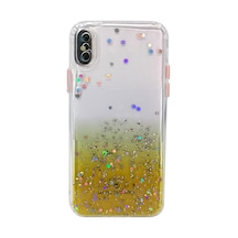 Nettech Apple Uyumlu iPhone Xs Max Kamera Korumalı Simli Arka Koruma Kılıf