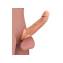Erofoni Yeni Nesil Ucu 7 CM Dolgulu 20 CM Ultra Süper Realistik Uzatmalı Penis Kılıfı﻿﻿