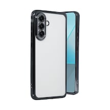 Galaxy A56 Kılıf Razer Lensli Silikon - Siyah