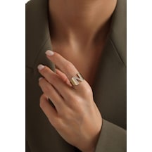 Harf Yüzük 14 Ayar -n- T13653 Renkli