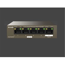 Tenda G0-5g-poe 5 Port 4 Port Poe+ 10-100-1000 Switch Çelik Kasa Poe Router Kdo