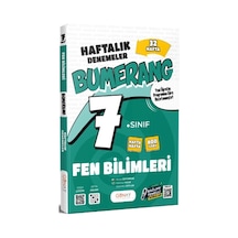 7.sınıf Fen Bilimleri Bumerang Haftalık 40 Deneme Günay Yayınları