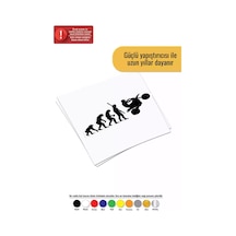 Homo Sapien Motor Sticker Oto Motor Laptop Duvar Folyo Sticker 30 X 12 Cm