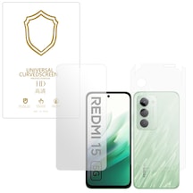 Microcase Xiaomi Redmi Note 15 İle Uyumlu Full Tpu Ön Arka Ve Yan 360 Nano Koruma- Ekm116