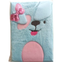14x20 Cm Peluş Hatıra Defteri 80 Yaprak Çizgili-16
