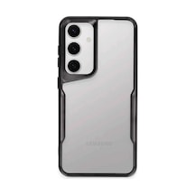 Samsung Galaxy  Uyumlu,  S25 Kılıf Boyi Silikon Kapak - Siyah