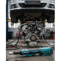 Hubrendy Tekno Yandan Sıkma Somun Uyumlu Akülü Cırcır Kolu 21v Güçlü Tork