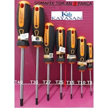 Somafix Torx Uçlu Tornavida Takımı T 8-T10-T15-T25-T27-T30-T40 To