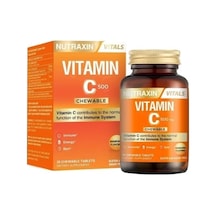 Nutraxin 500 Mg Vitamin C Takviye Edici Gıda 30 Tablet