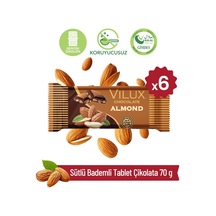 Milat Sütlü Bademli Tablet Çikolata 6 70 G