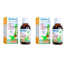 Grovit Kids Sıvı Takviye Edici Şurup 2 x 150 ML