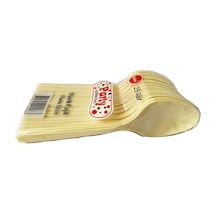 Plastik Krem Renk Kaşık - Parti Davet Piknik Çorba Yemek Kaşığı - 18 Cm. - 25 Adetlik Paket Bej