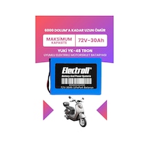 Yuki Yk-48 Tron Batarya Maksimum Kapasite Lifepo4 72v 30ah Elektrikli Motosiklet Bataryası