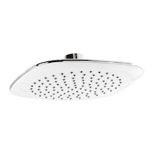 Abs Krom Kaplı Kare Tepe Duşu - 200x200mm - Krom Beyaz Beyaz - Krom