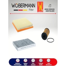 Wöbermann Opel İnsignia 1.6 Filtre Bakım Seti 2008-2015 3'lü Karbonlu